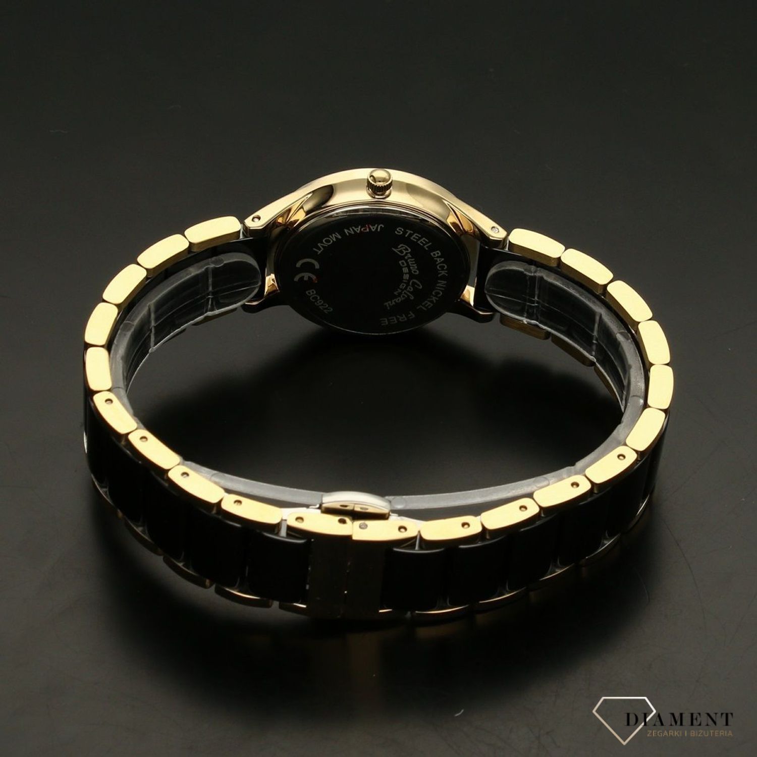 Zegarek damski Bruno Calvani BC922 złoto i czarny (2).jpg